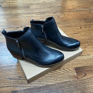Lucky Brand Black Basel Boots Size 8M NIB